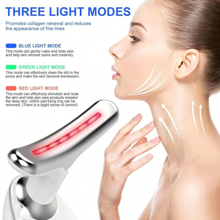 Professional LED Micro-Current Massager – Anti-Wrinkle & Skin Tightening Device for Face & Neck