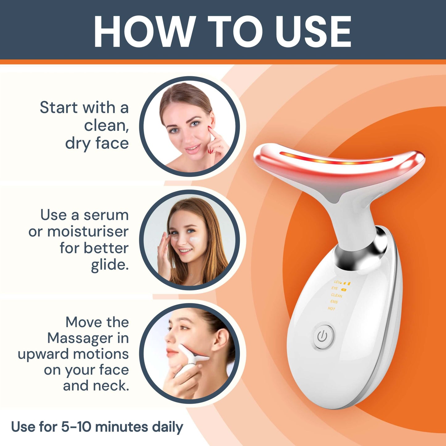 Face Electric Massager | Anti-Aging | Skin Tightening | Wrinkle Reducer