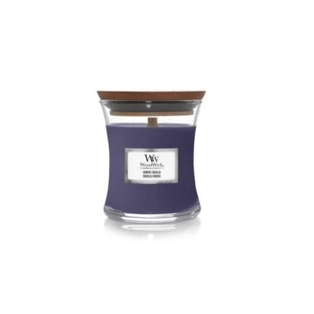 Woodwick Hinoki Dahlia Mini Hourglass Candle - Swanery