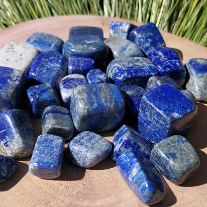 Lapis Lazuli Tumbled Stone (A Grade) – Unlock Wisdom, Truth & Inner Power