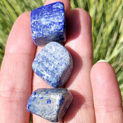 Lapis Lazuli Tumbled Stone (A Grade) – Unlock Wisdom, Truth & Inner Power