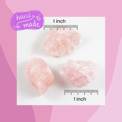Raw Rose Quartz Crystal | Pink Gemstone