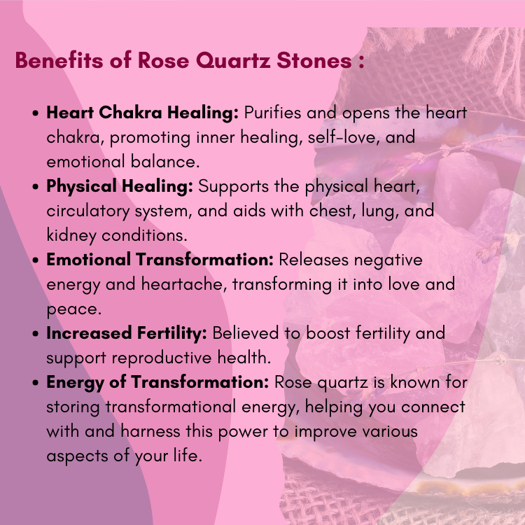 Raw Rose Quartz Crystal | Pink Gemstone
