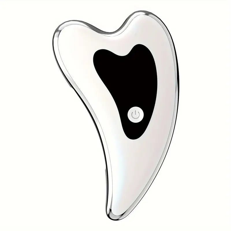 Lymphatic Drainage Electric Gua Sha Massager – Heat, Light & Vibration Therapy for Glowing Skin
