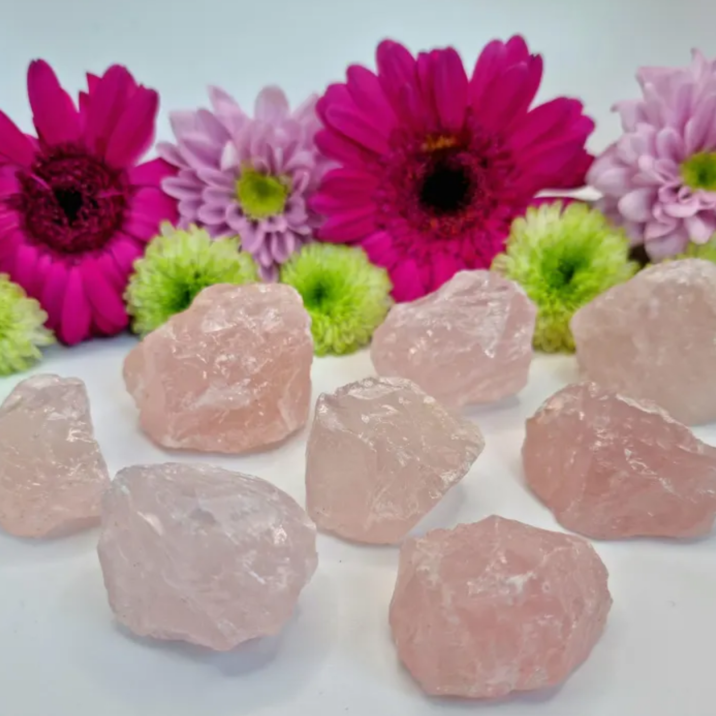 Raw Rose Quartz Crystal | Pink Gemstone