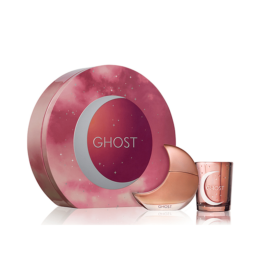 Ghost Orb of Night Eau de Parfum Women's Perfume Gift Set Spray (30ml) + Fragranced Candle - Swanery