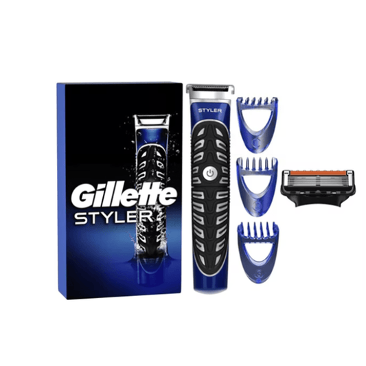 Gillette Fusion Proglide Precise 5 piece Gift Set (1Up Razor + 200ml Shave Gel Ultra Sensitive) - Swanery