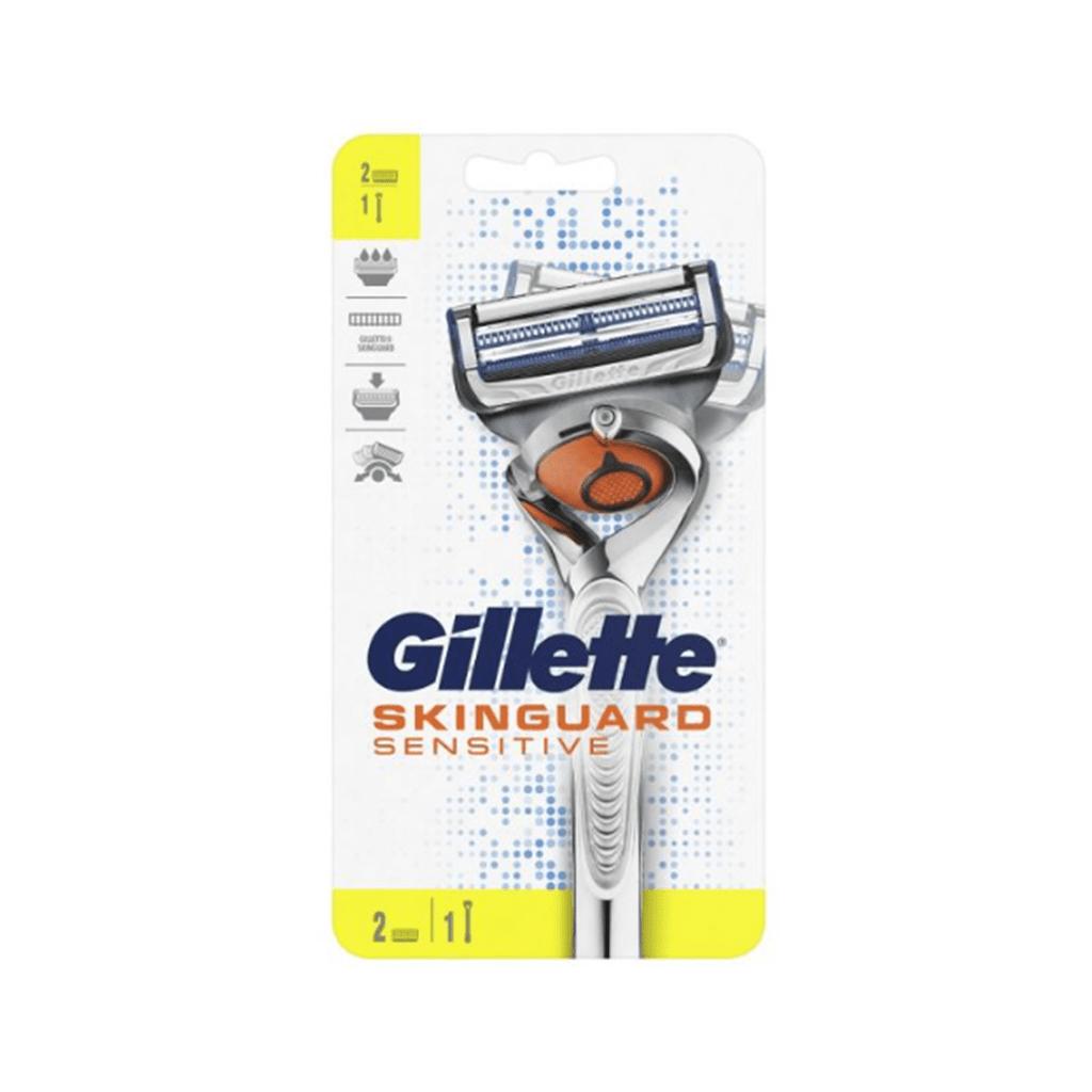 Gillette SkinGuard FlexBall Sensitive Razor (with 2 Refill Blades) - Swanery