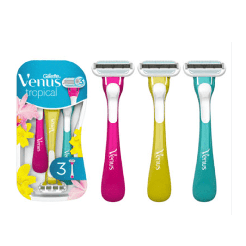 Gillette Venus Disposable Tropical Razors (3 Pack) - Swanery