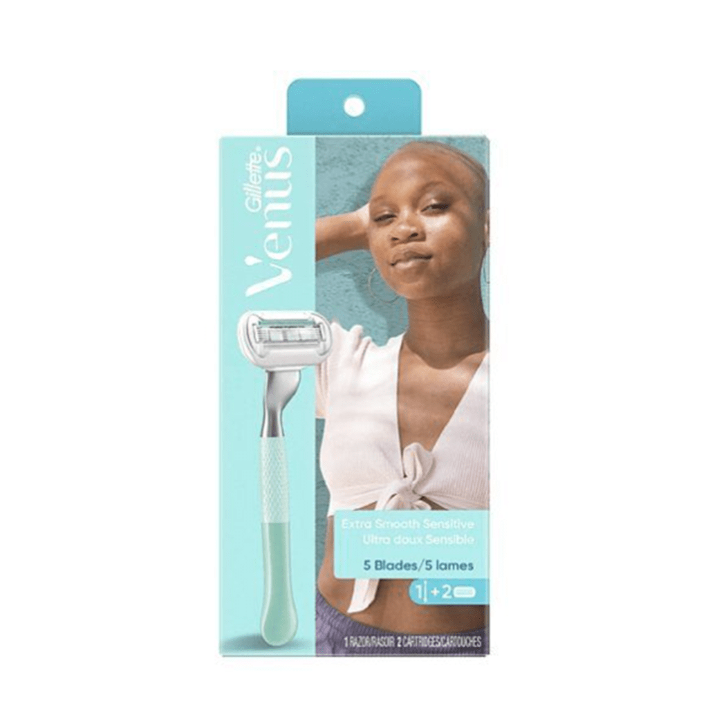 Gillette Venus Extra Smooth Sensitive Razor (with 2 Refill Blades) - Swanery