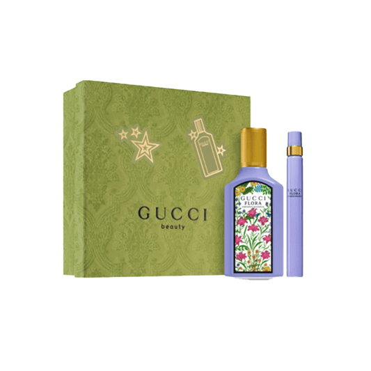 Gucci Flora Gorgeous Magnolia Eau de Parfum Women's Perfume Gift Set (50ml) with 10ml EDP Spray - Swanery