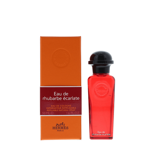 Hermes Eau De Rhubarbe Écarlate Refillable Eau de Cologne Unisex Fragrance Spray (50ml) - Swanery