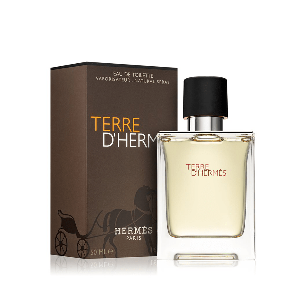 Hermes Terre D'Hermes Eau de Toilette Men's Aftershave Spray (50ml, 100ml) - Swanery