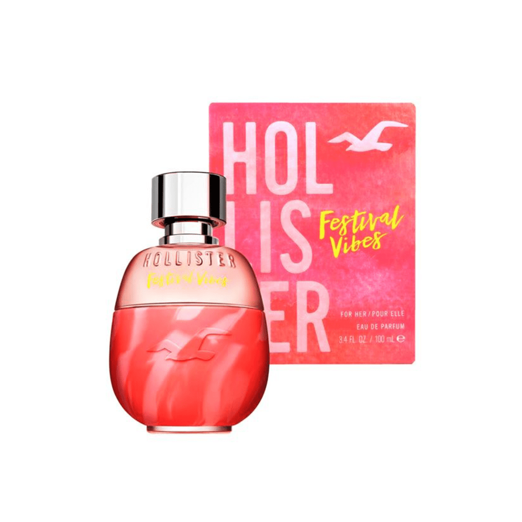 Hollister Festival Vibes Her Eau de Parfum Women's Perfume Spray (50ml, 100ml) - Swanery