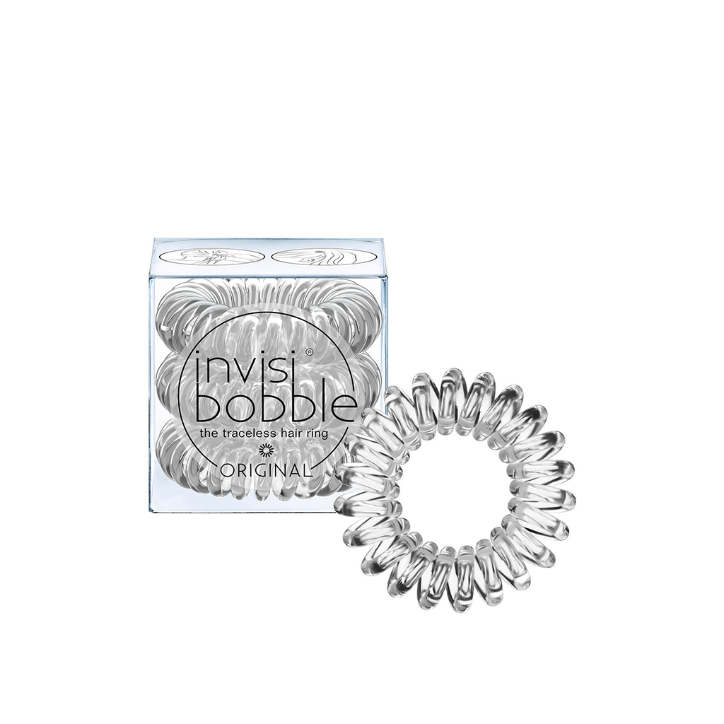 Invisibobble Original Hair Tie Clear (3 Pack) - Swanery