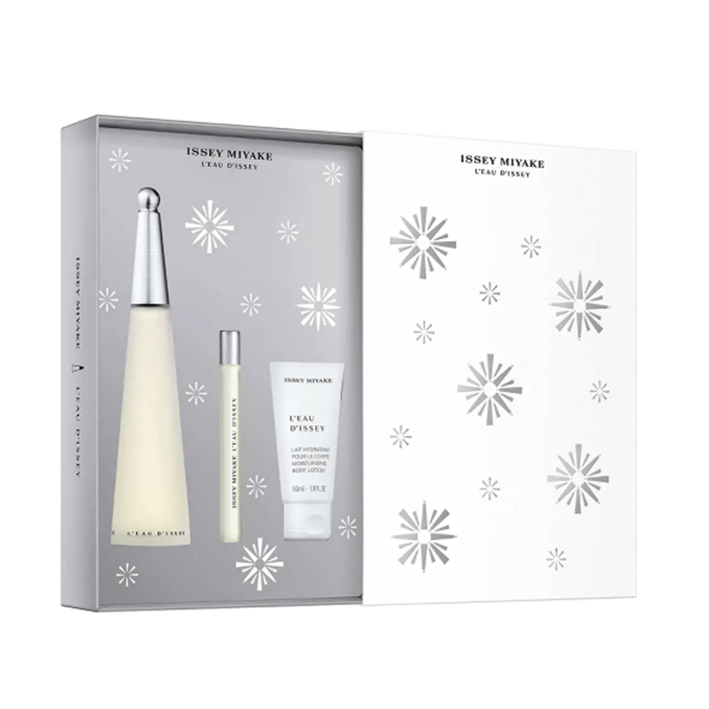 Issey Miyake L'Eau D'Issey Eau de Toilette Gift Set (100ml) with Body Lotion and 10ml EDP - Swanery