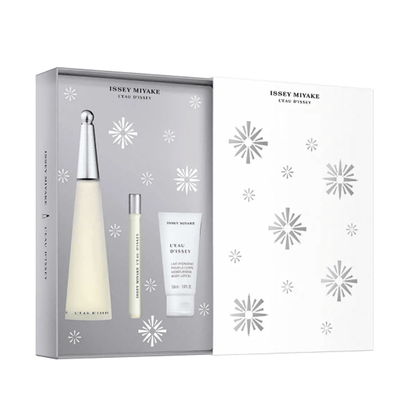 Issey Miyake L'Eau D'Issey Eau de Toilette Gift Set (100ml) with Body Lotion and 10ml EDP - Swanery