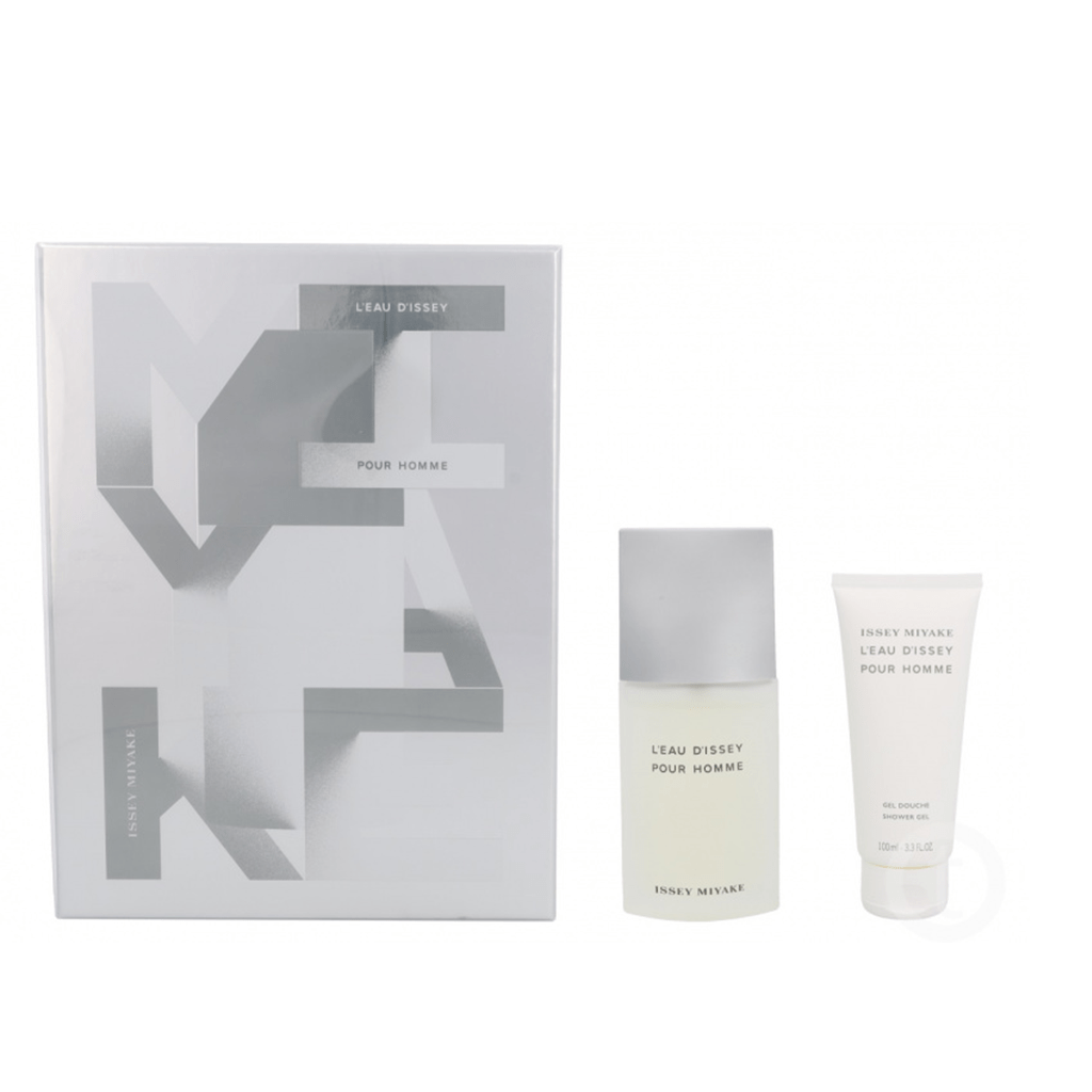 Issey Miyake L'Eau d'Issey Pour Homme Eau de Toilette Men's Gift Set Spray (75ml) with Shower Gel - Swanery