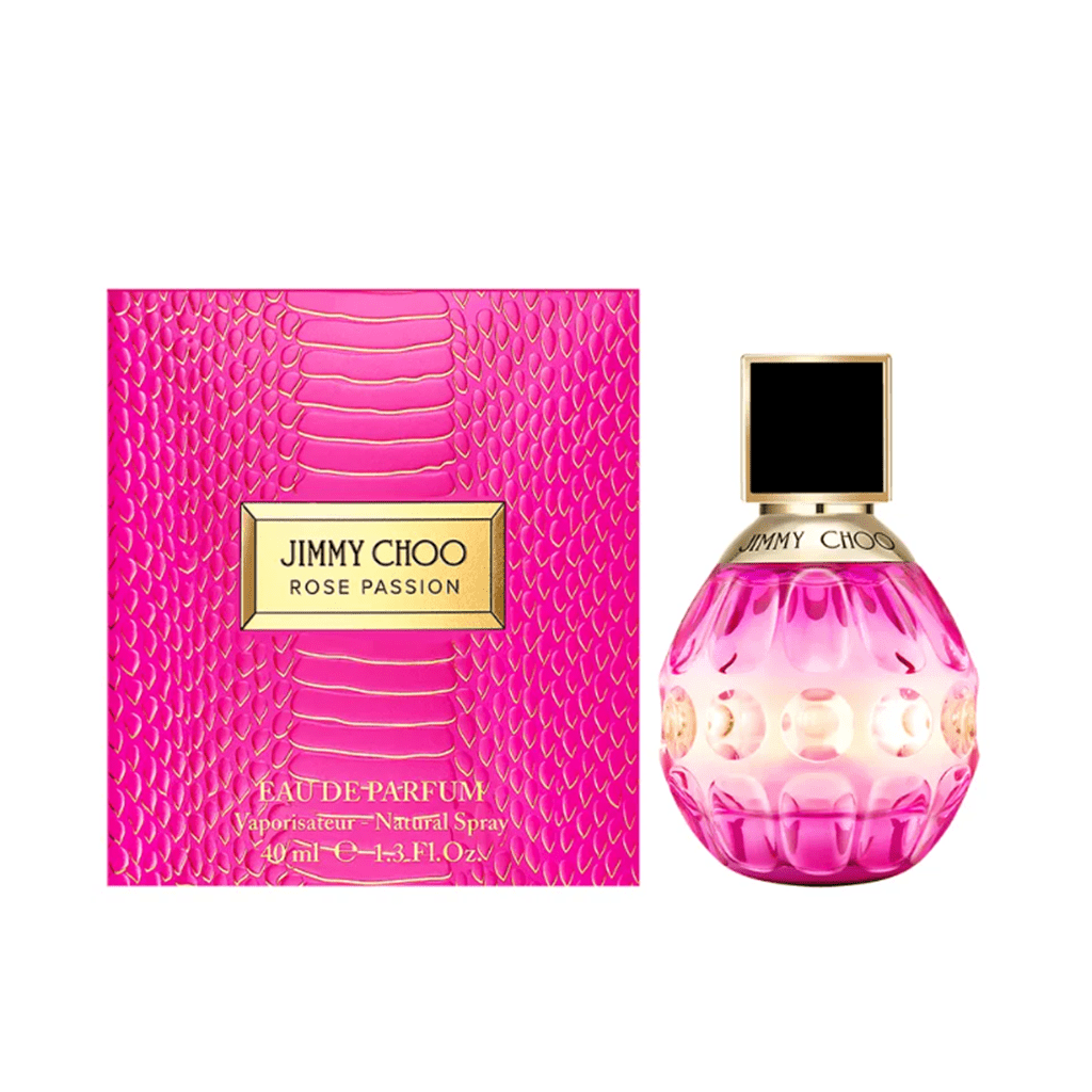 Jimmy Choo Rose Passion Eau de Parfum Women's Perfume Spray (40ml, 60ml, 100ml) - Swanery