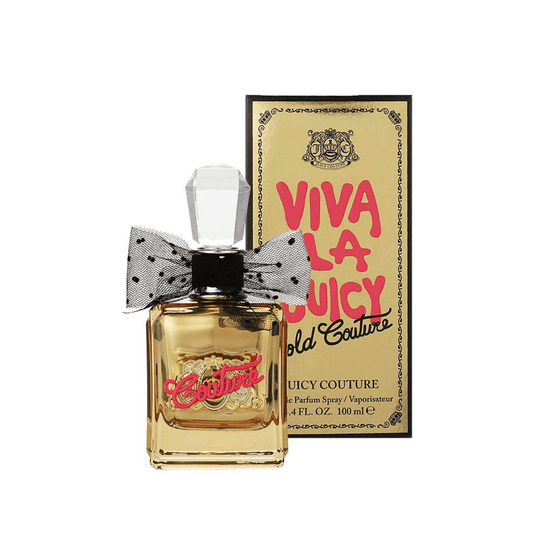 Juicy Couture Viva La Juicy Gold Couture Eau de Parfum Women's Perfume Spray (100ml) - Swanery