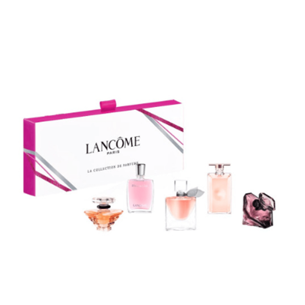 Lancome La Collection Women's Eau de Parfum Miniatures Gift Set (Idole 5ml, La Vie Est Belle 4ml, Tresor 7.5ml, Miracle 5ml and 5ml La Nuit Tresor) - Swanery