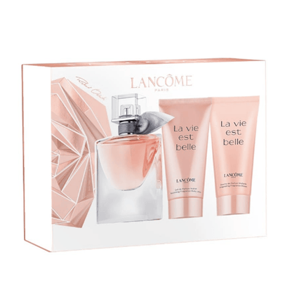 Lancome La Vie Est Belle Eau de Parfum Women's Gift Set Spray (30ml) with Shower Gel and Body Lotion - Swanery