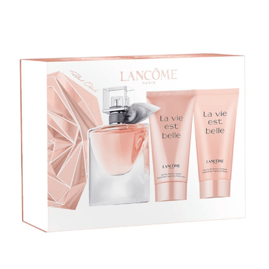 Lancome La Vie Est Belle Eau de Parfum Women's Gift Set Spray (30ml) with Shower Gel and Body Lotion - Swanery