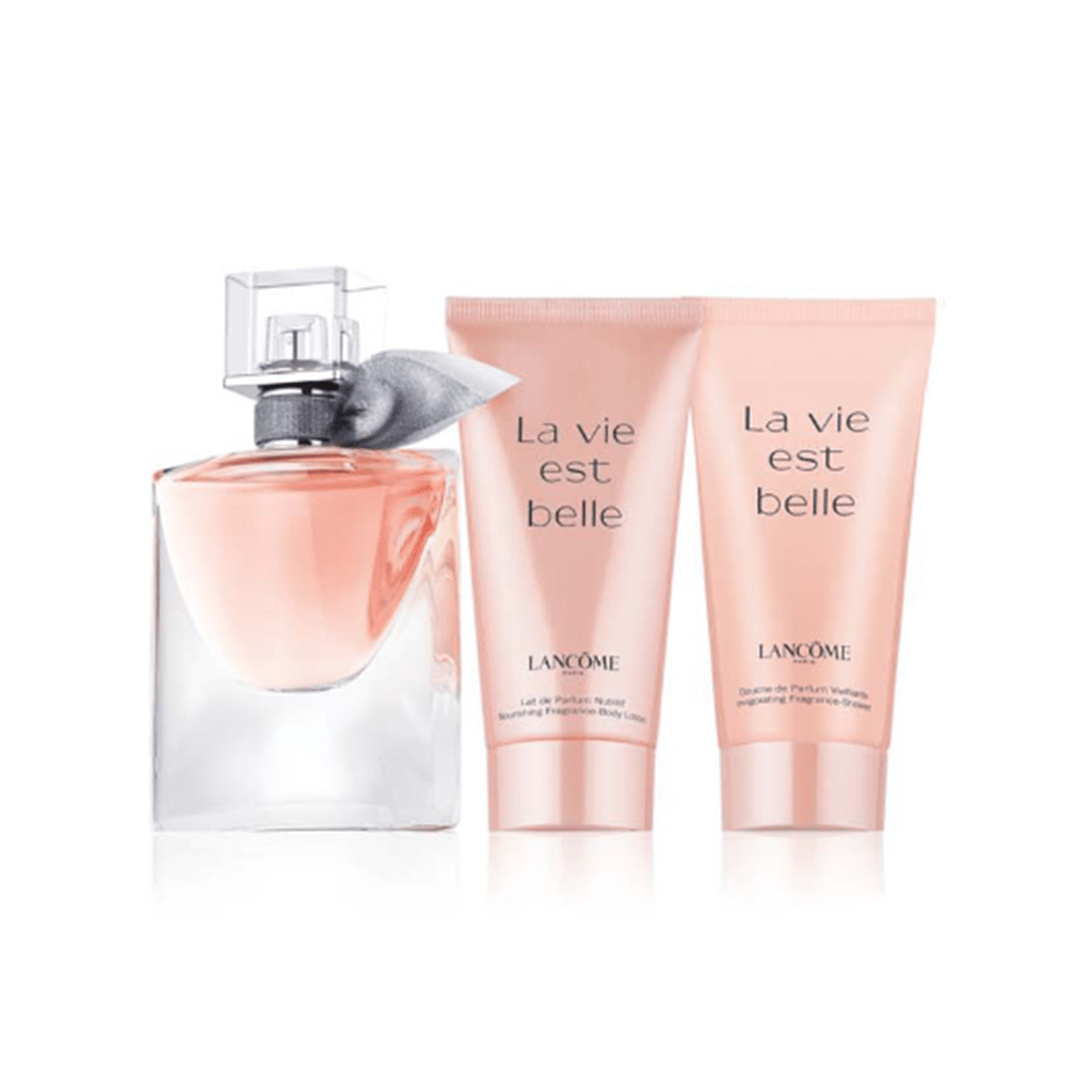 Lancome La Vie Est Belle Eau de Parfum Women's Gift Set Spray (30ml) with Shower Gel and Body Lotion - Swanery