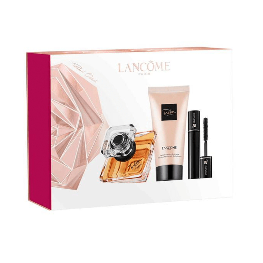 Lancome Tresor Eau de Parfum Women's Perfume Gift Set Spray (30ml) with Body Lotion and Mascara - Swanery