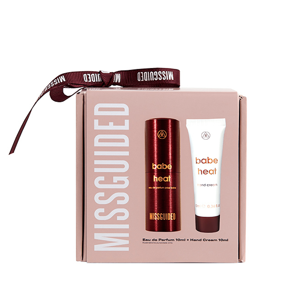 Missguided Babe Heat Eau de Parfum Women's Perfume Spray Gift Set (10ml) with 10ml Hand Cream - Swanery