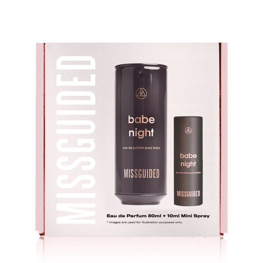 Missguided Babe Night Eau de Parfum Women's Perfume Spray Gift Set (80ml) with 10ml EDP - Swanery