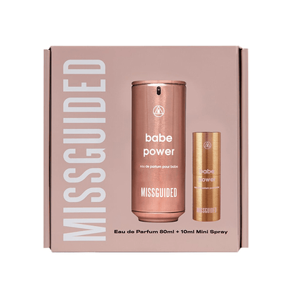 Missguided Babe Power Eau de Parfum Women's Perfume Spray (80ml) with 10ml EDP - Swanery