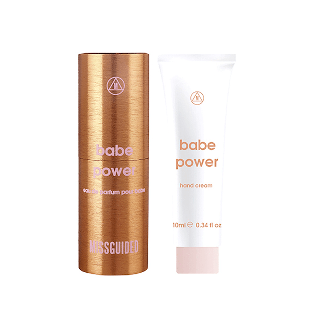 Missguided Babe Power Eau de Parfum Women's Perfume Spray Gift Set (10ml) with 10ml Hand Cream - Swanery