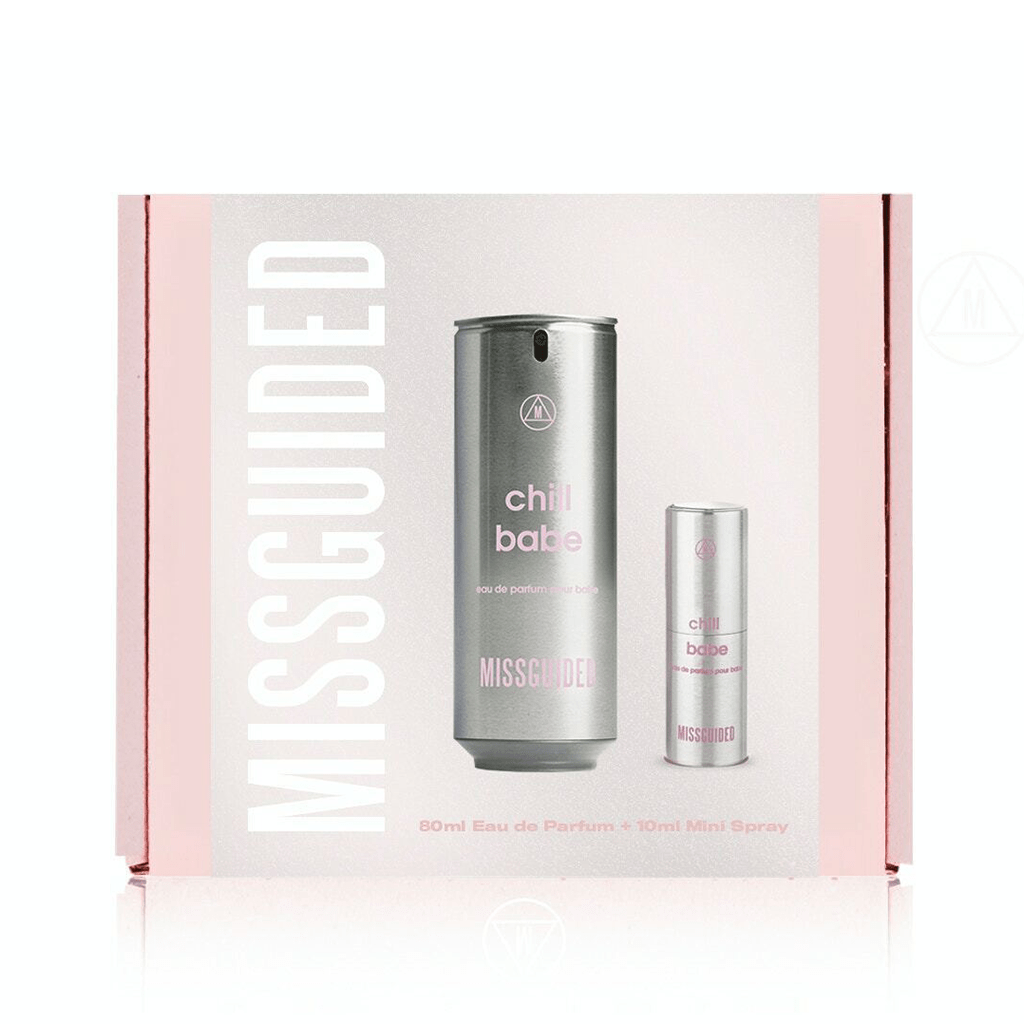 Missguided Chill Babe Eau de Parfum Women's Perfume Spray Gift Set (80ml) with 10ml EDP - Swanery