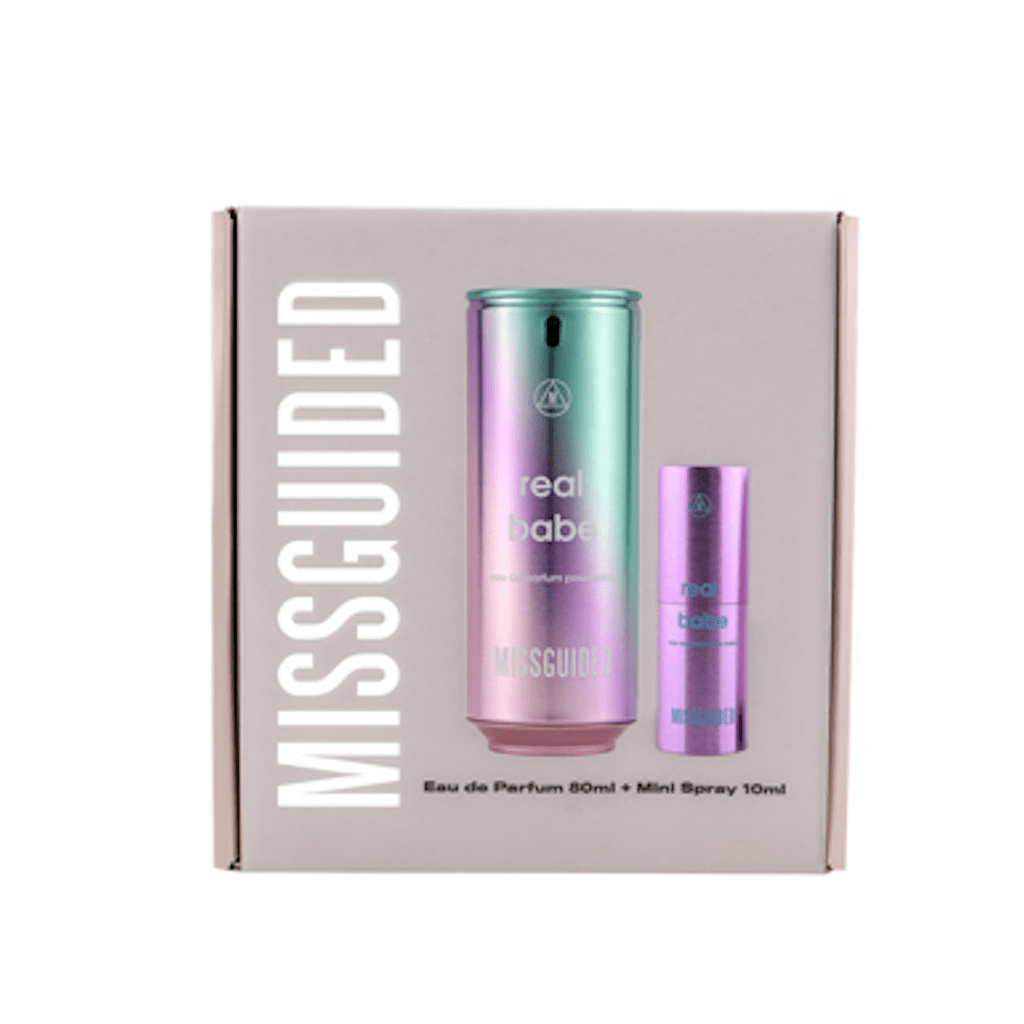 Missguided Real Babe Eau de Parfum Women's Perfume Spray Gift Set (80ml) with 10ml EDP - Swanery