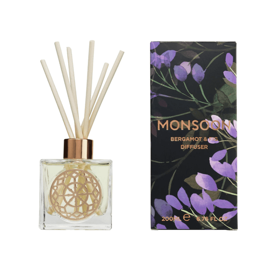 Monsoon Bergamot and Fig Diffuser (200ml) - Swanery