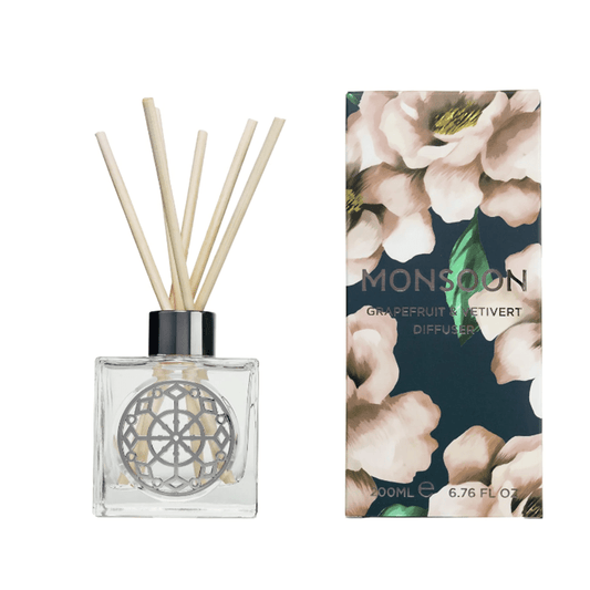 Monsoon Grapefruit and Vetiver Diffuser (200ml) - Swanery