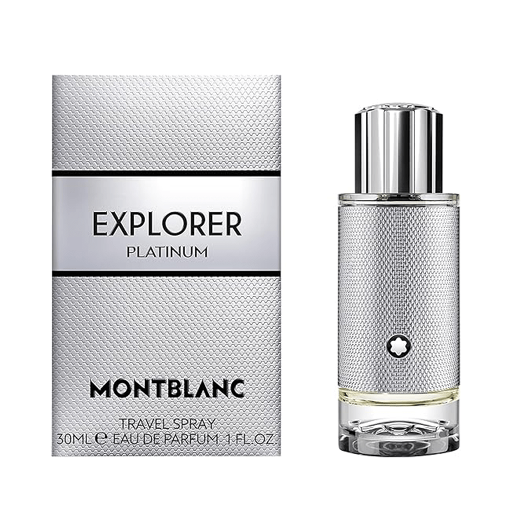 Mont Blanc Explorer Platinum Eau de Parfum Men's Aftershave Spray (30ml, 60ml, 100ml) - Swanery