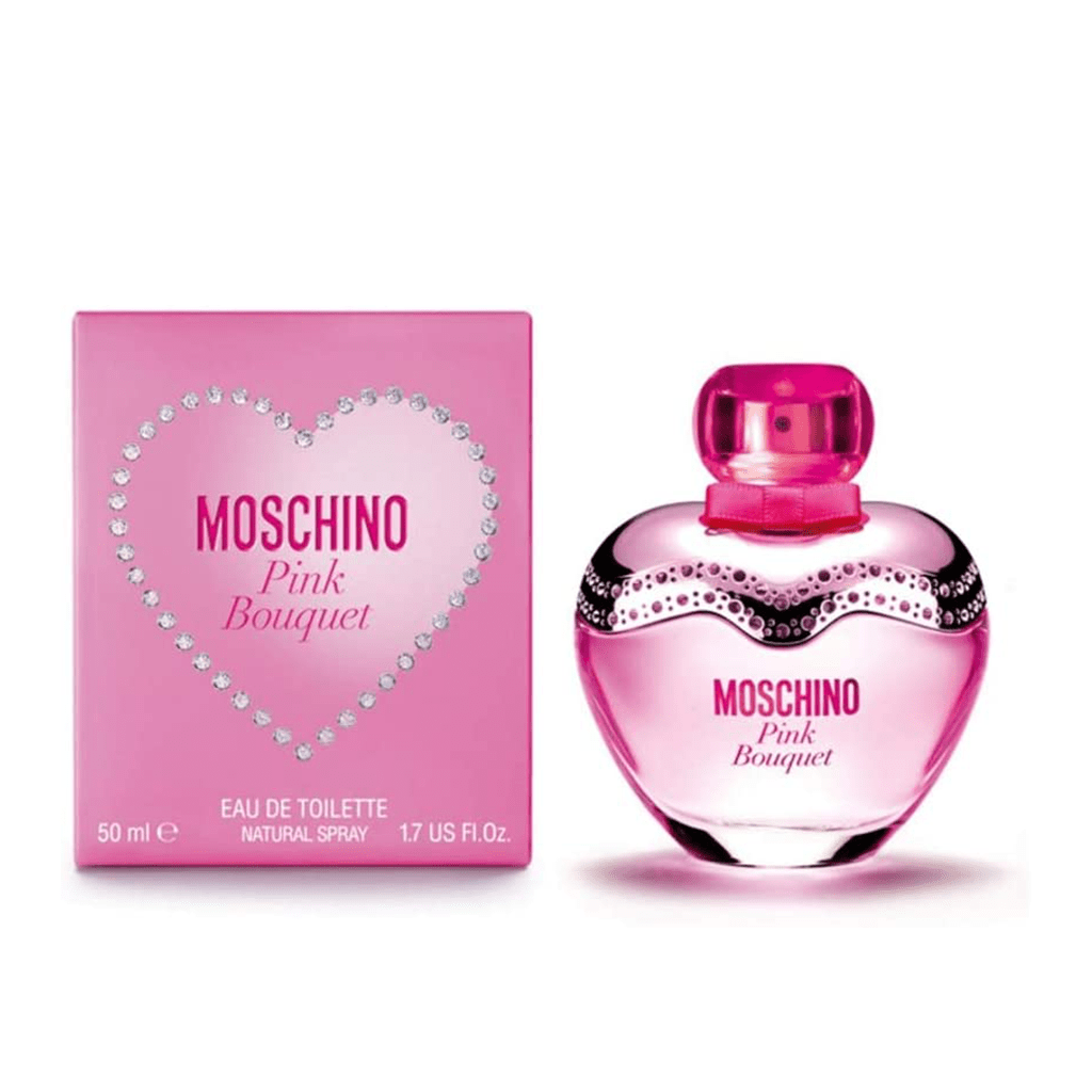 Moschino Pink Bouquet Eau de Toilette Women's Perfume Spray (50ml, 100ml) - Swanery