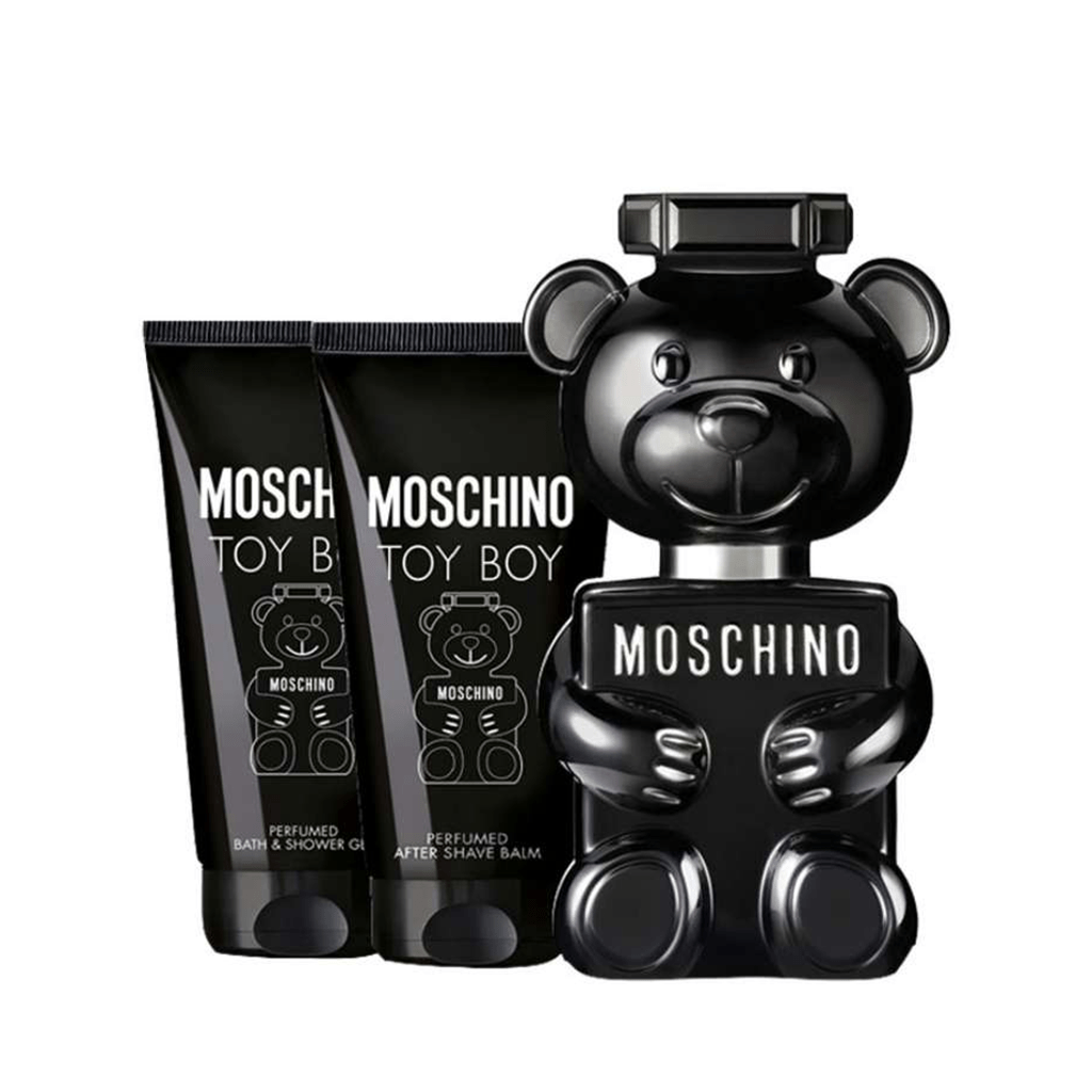 Moschino Toy Boy Eau de Parfum Gift Set (50ml) with Bath & Shower Gel and Aftershave Balm - Swanery