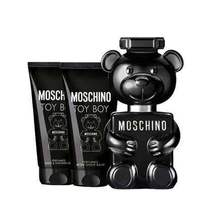 Moschino Toy Boy Eau de Parfum Gift Set (50ml) with Bath & Shower Gel and Aftershave Balm - Swanery