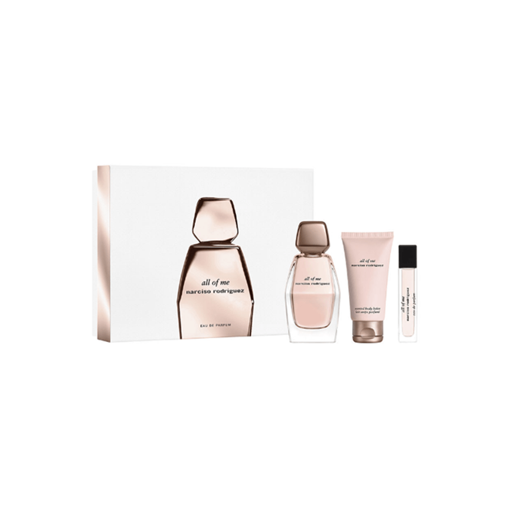 Narciso Rodriguez All Of Me Eau de Parfum Women's Perfume Gift Set Spray (90ml) with Body Lotion & 10ml EDP - Swanery