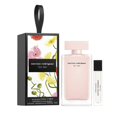 Narciso Rodriguez Musc Noir Eau de Parfum Women's Fragrance Gift Set (100ml) with 10ml EDP - Swanery