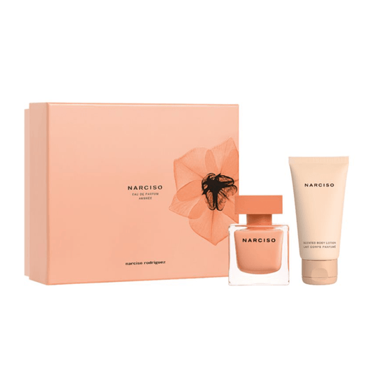 Narciso Rodriguez Narciso Ambree Women's Eau de Parfum Gift Set Spray (50ml) with Body Lotion - Swanery