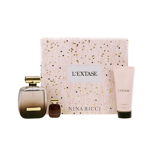 Nina Ricci L'Extase Eau de Parfum Women's Spray Gift Set 80ml with Body Lotion & 10ml EDP - Swanery