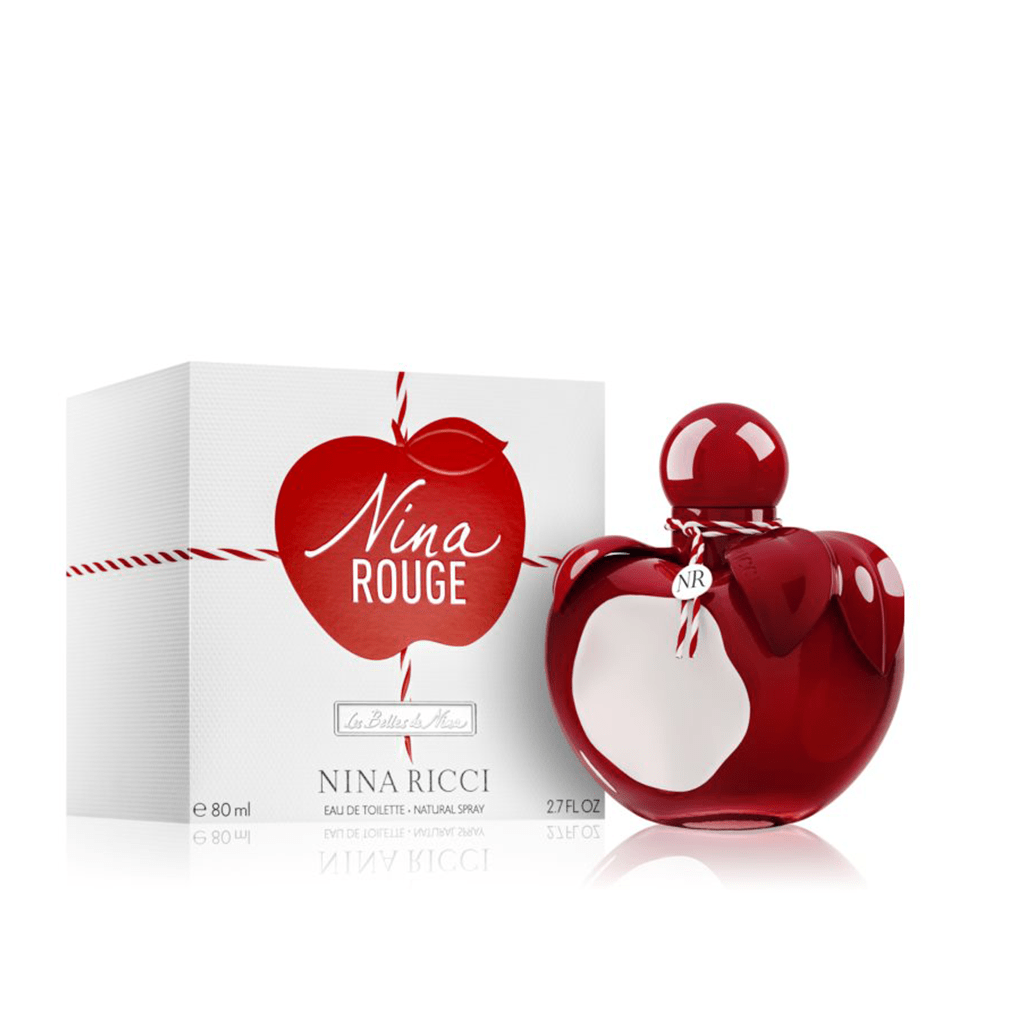 Nina Ricci Nina Rouge Eau de Toilette Women's Perfume Spray (30ml, 50ml, 80ml) - Swanery