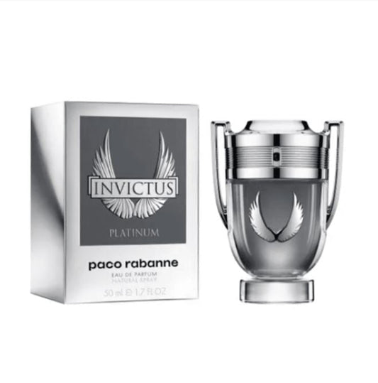 Paco Rabanne Invictus Platinum Eau de Parfum Men's Aftershave (50ml, 100ml) - Swanery