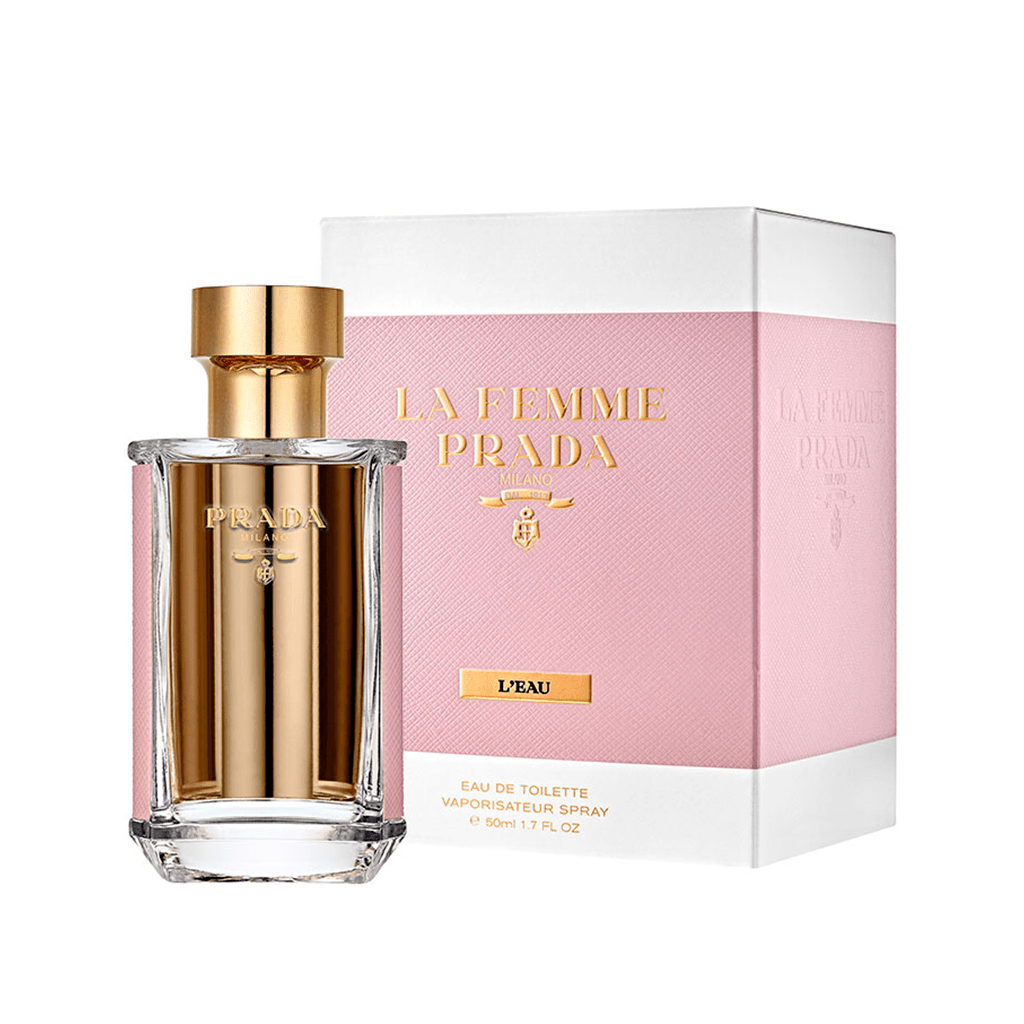 Prada La Femme L'Eau Eau de Toilette Women's Perfume Spray (50ml, 100ml) - Swanery