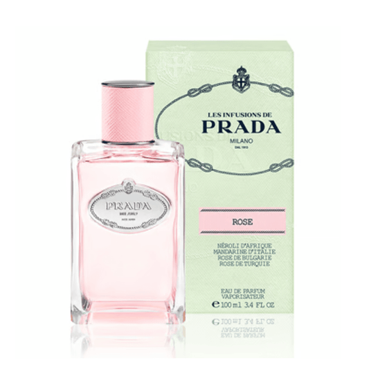 Prada Les Infusion de Prada Infusion de Rose Eau de Parfum Women's Perfume Spray (100ml) - Swanery