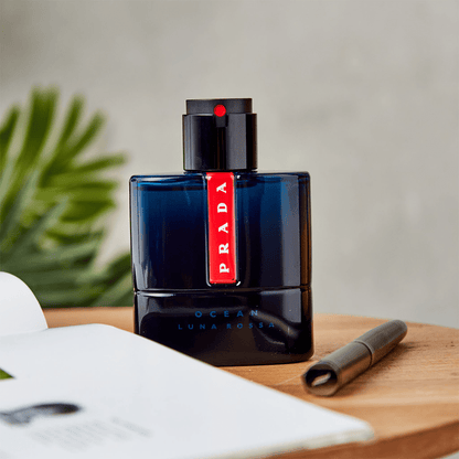 Prada Luna Rossa Ocean Eau de Parfum Mens Aftershave Spray (50ml, 100ml) - Swanery